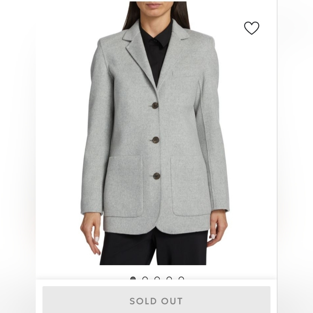 Theory Wool Blend Elbow Patch Blazer 00 $695